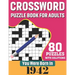 You Were Born In 1942: Crossword Puzzle Book For Adults: 80 Large Print Challenging Crossword Puzzles Book With Solutions For Adults Seniors