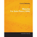 Mazurka by Claude Debussy for Solo Piano (1890)