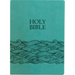 KJV Holy Bible, Wave Design, Large Print, Coastal Blue Ultrasoft: (Red Letter, Teal, 1611 Version)