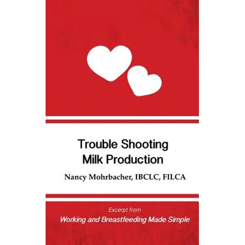 Trouble Shooting Milk Production: Excerpt from Working and Breastfeeding Made Simple
