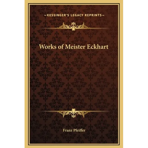 Works of Meister Eckhart