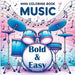Mini Coloring Book Music - Bold and Easy: For Everyone Who Loves Music - Simple Shapes & Musical Joy