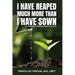 I Have Reaped Much More Than I Have Sown: My Career in Community Mental Health