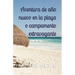 Aventura de año nuevo en la playa o campamento extravagante