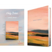 NLT Large Print Slimline Reference Bible (Hardcover, Pink Landscape, Red Letter)
