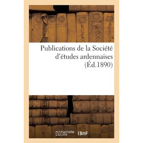 Publications de la Société d'Études Ardennaises