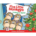 Five Little Monkeys Looking for Santa: A Christmas Holiday Book for Kids