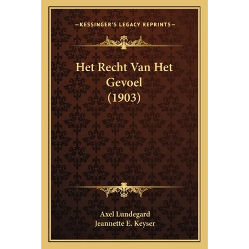 Het Recht Van Het Gevoel (1903)