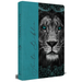 Biblia Rvr 1960 Letra Grande, Tamaño Manual, Tapa Dura de Tela León Aguamarina / Spanish Bible Rvr 1960 Handy Size Large Print Hardcover Cloth Lion Aq