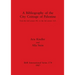 A Bibliography of the City Coinage of Palestine: From the 2nd century B.C. to the 3rd century A.D.