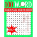 100 Word Search Puzzle Book For Adults: Word Search Puzzles for Adults and Seniors 8.5 x 0.58 x 11 inches Vol 9