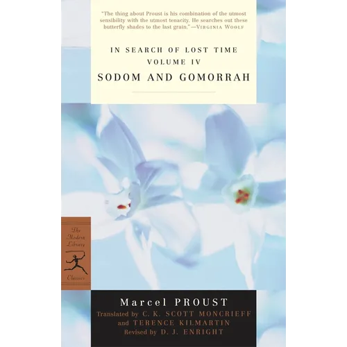 In Search of Lost Time: Sodom and Gomorrah V. 4