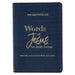 366 Devotions Words of Jesus for Daily Living Reflections on the Greatest Words Ever Spoken, Blue Faux Leather