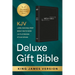 KJV Holy Bible: Deluxe Gift Bible - Black with Silver Frame: King James Version Bible