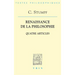 Carl Stumpf: Renaissance de la Philosophie: Quatre Articles