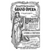 Andrea Chenier: Libretto, Italian and English Text