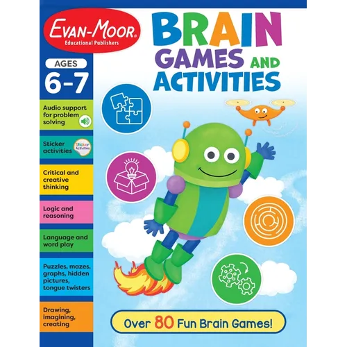 Brain Games and Activities, Age 6 - 7 Workbook