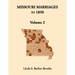 Missouri Marriages to 1850, Volume 2