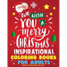 Merry Christmas Inspirational Coloring Books for Adults: Relaxation, Motivational Sayings Quote and Positive Affirmations