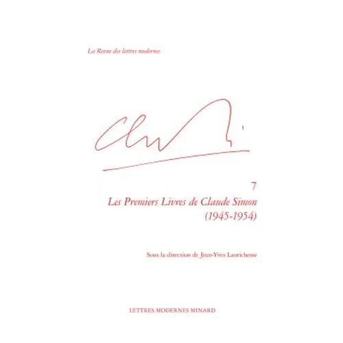 Les Premiers Livres de Claude Simon (1945-1954)