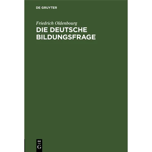 Die deutsche Bildungsfrage