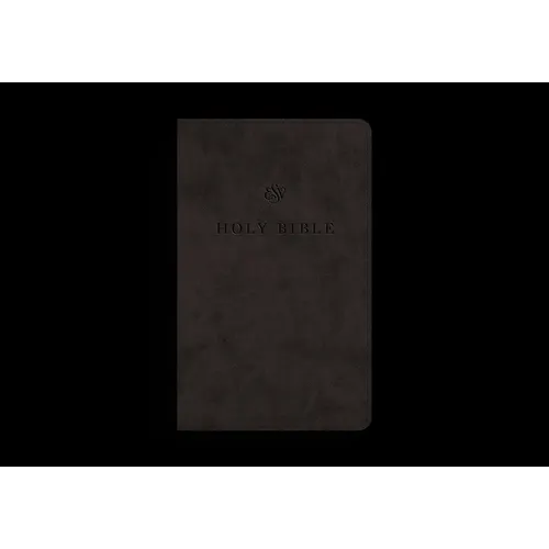 ESV Premium Church Bible, Large Print, Red Letter (Trutone, Black)