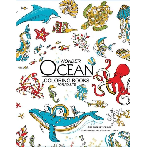 Wonder ocean coloring books for adults: Adult Coloring Book - Paperback - Bookstore | BooksCloud
