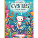 Axolotl Adventures: A Coloring Journey. (Volume 1): Exploring Magical Waters: Color Your Way Through the Enchanted World of Axolotls. Kids 4+ Ocean Wi