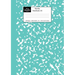 Marble Notebook A5: Turquoise Marble Wide Ruled Journal