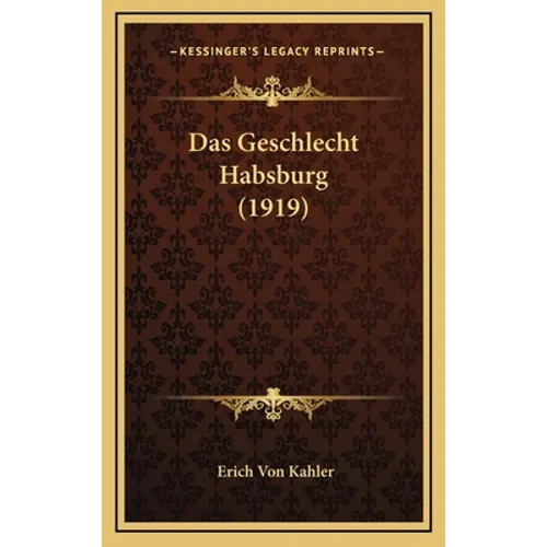 Das Geschlecht Habsburg (1919)