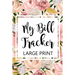 My Bill Tracker Large Print: Bill Log Notebook, Bill Payment Checklist, Budget Planner Books, Bill Due Date, Expense Tracker, Finances Log