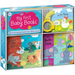 My First Baby Books: 3-In-1 Box Set with Cloth Book, Bath Book & Stroller Book Soft Baby Books for Toddlers 1-3, Newborn Baby Gifts, Early Learning De