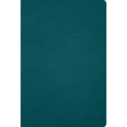 Rvr 1960 Biblia Deluxe, Verde Turquesa Piel Genuina