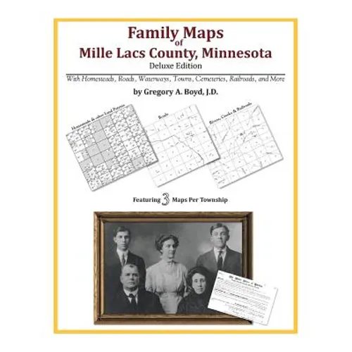Family Maps of Mille Lacs County, Minnesota