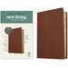 NLT Thinline Center-Column Reference Bible, Filament Enabled (Leatherlike, Rustic Brown, Red Letter)
