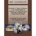 Rinehard H. Peters, Petitioner, V. the United States of America. U.S. Supreme Court Transcript of Record with Supporting Pleadings