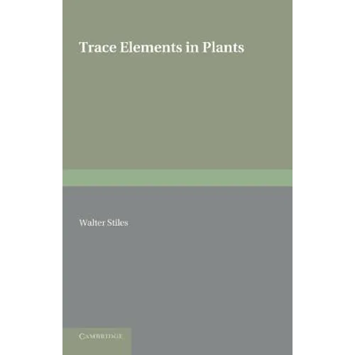 Trace Elements in Plants