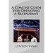 A Concise Guide for Operating a Restaurant