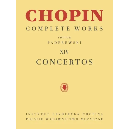 Concertos: Piano Reduction for Two Pianos Chopin Complete Works Vol. XIV