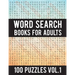 Word Search Books For Adults: 100 Word Search Puzzles - (Word Search Large Print) - Activity Books For Adults Vol.1: Word Search Books For Adults