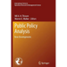 Public Policy Analysis: New Developments