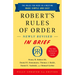 Robert's Rules of Order Newly Revised in Brief, 3rd Edition