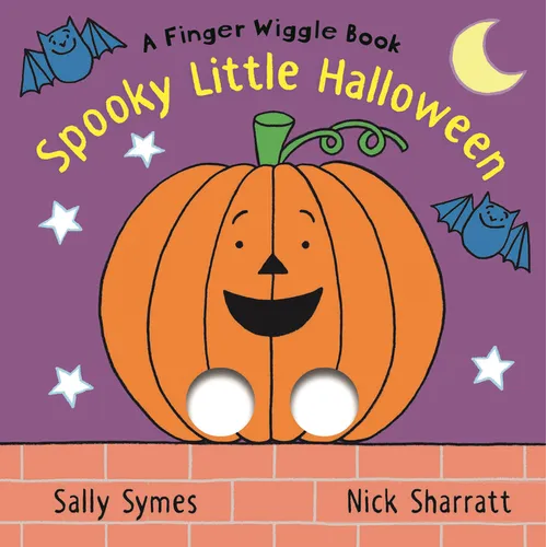 Spooky Little Halloween: A Finger Wiggle Book: (An Interactive Holiday Board Book with Finger Holes - For Babies, Toddlers, and Preschoolers)