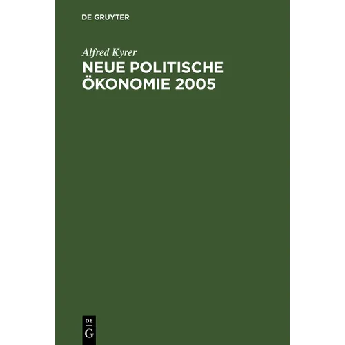 Neue Politische Ökonomie 2005
