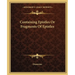Containing Epistles Or Fragments Of Epistles