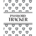 XL Large Print Password Tracker (Lock Shield Gray): 8"x10" 450+ Alphabetical Password Logbook for Easy Organization; Perfect for Seniors with its 16 p