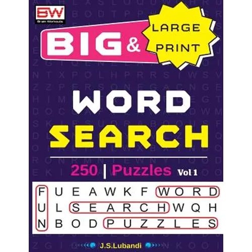 BIG & Large Print WORD SEARCH Puzzles