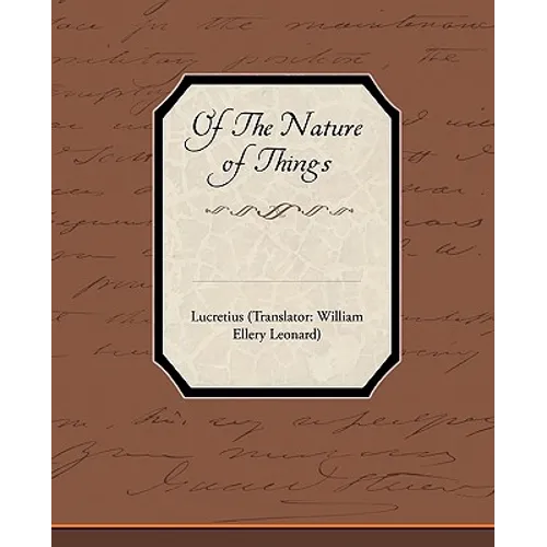Of The Nature of Things