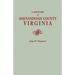 History of Shenandoah County, Virginia. Second (Augmented) Edition [1969]