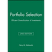 Portfolio Selection: Efficient Diversification of Investments